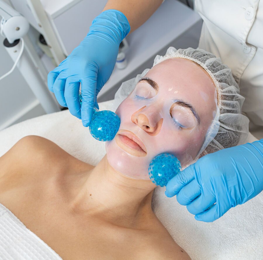 woman getting skinlux treatment woman getting skinlux treatment